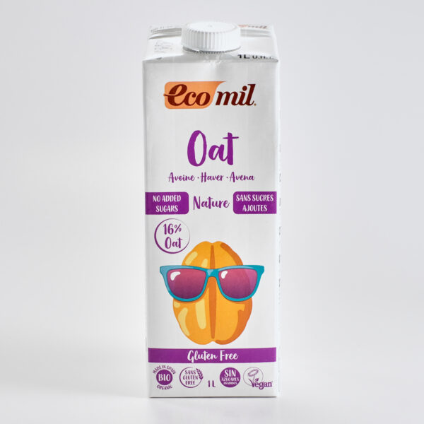Kaerajook, suhkruta, gluteenivaba 1l Ecomil